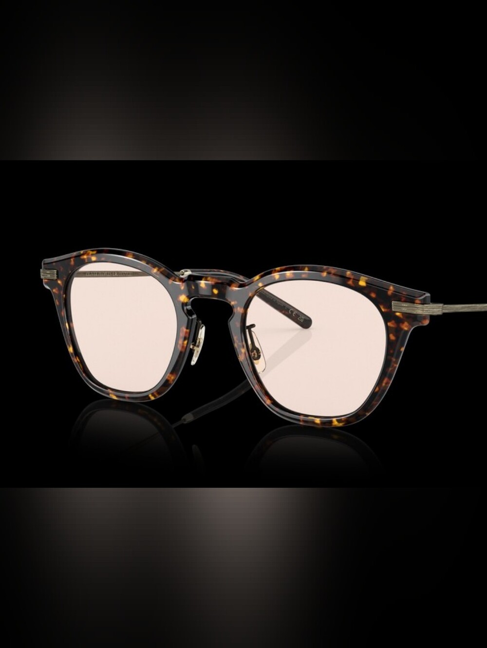 Oliver Peoples Len Sunglasses, Atago Tortoise, OV5496-1741-49, New